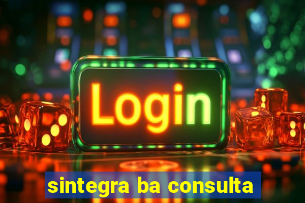 sintegra ba consulta